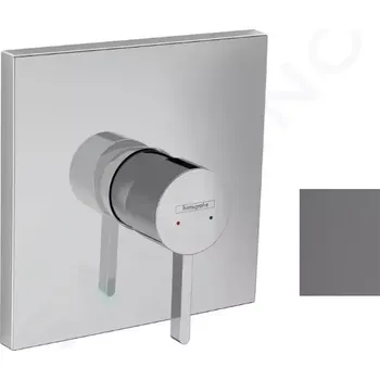 Vodovodní baterie Hansgrohe Finoris Sprchová baterie pod omítku, kartáčovaný černý chrom, 76615340