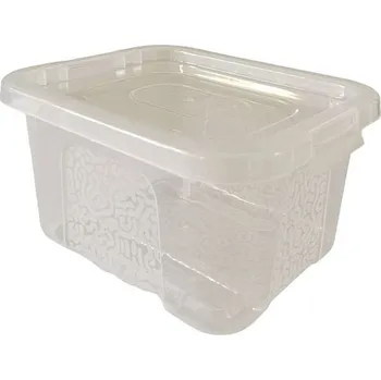 Dóza na potraviny Plastová dóza s víkem MULTIBOX 2 litry průhledný 20x15x10 cm