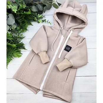 Dívčí mikina Kulišárny Mikina se zipem WARM MOCCA VELIKOST: 134