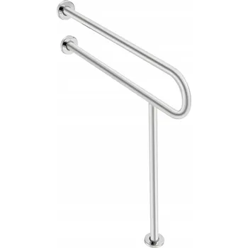Koupelnové madlo U 80 cm nerezová ocel 136 kg - držák k toaletě