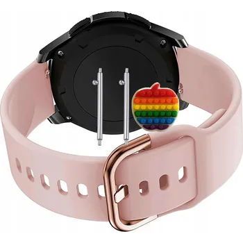 Příslušenství k chytrým hodinkám Pásek Řemínek pro Amazfit Active 2, Silikon Růžový Poutko, nastavitelný