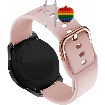 Příslušenství k chytrým hodinkám Pásek Řemínek pro Garmin Fenix 8 43 mm, Silikon Růžový Poutko, nastavitelný