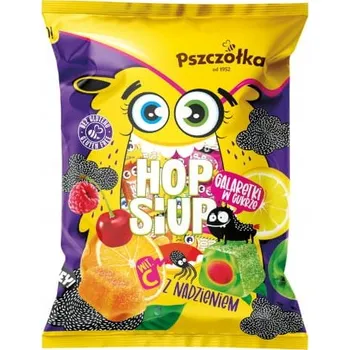 Bonbon Želé v cukru s ovocnou šťávou Hop Siup Pszczółka 1 kg