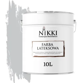 barva na zeď BARVA LATEXOVÁ NA ZEĎ ŠEDÁ SVĚTLÁ H1061 10L HLUBOKÝ MAT PRO ZDI