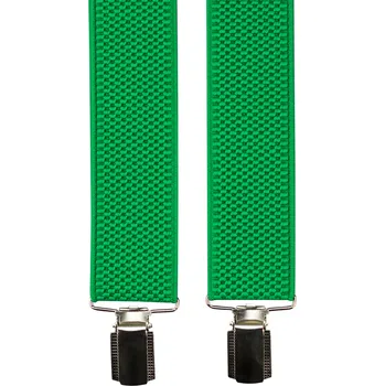 Kšandy Zelené pánské široké kšandy