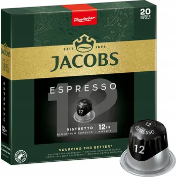 Kapsle do Nespresso Jacobs Espresso Ristretto 20 ks