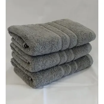 2P SERVIS Osuška froté classik 70x140cm 140x70 cm stříbrná 100% Bavlna froté