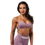 Nebbia Bezešvá lift-up sportovní podprsenka FLOW SEAMLESS 495 růžová - S