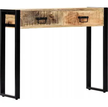 Konferenční stolek Konzolový Stolek VidaXL odstíny růžové matné 90 x 75 x 30 cm