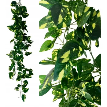 umělá květina KVĚT UMĚLÉ KVĚTINY LIST LÍSTKY ZAVĚŠENÉ CCA 110 CM Zelená