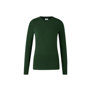 Dámské tričko Dámské triko s dlouhým rukávem Alexi-1 v tmavě zelené barvě 34