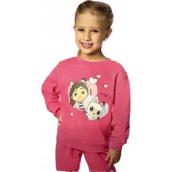 Dívčí mikina Mikina dívčí Gabi Koci Domek Růžová vel. 98-104