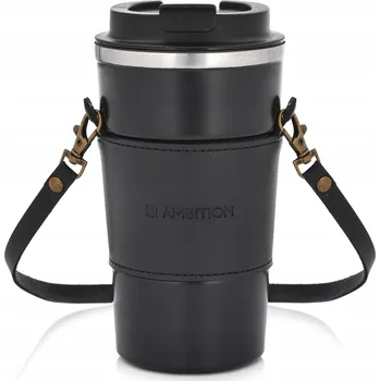 Termohrnek 98887 Termohrnek Camel s poutkem 500 ml černý AMBITION