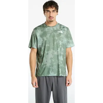 Pánské oblečení Tričko The North Face M 24/7 Short Sleeves Regular Tee Bark Mist Light Refractions Print M