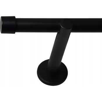 VOPPI GARNÝŽ JEDNOŘADÁ LOFT 25MM 360 CM ČERNÁ