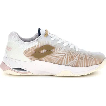 Dámská tenisová obuv Dámská tenisová obuv Lotto Mirage 100 II SPD W All White/Warm Taupe EUR 40