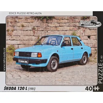 Puzzle Puzzle č. 83 - SKODA 120 L (1985) - Puzzle, 40 dílků