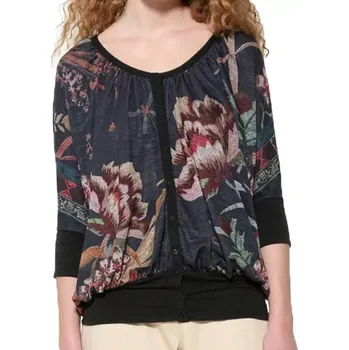 Dámská halenka Halenka Desigual, S (Dámská halenka s květy značky Desigual )