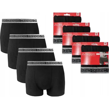 Boxerky KAPPA pánské boxerky bavlněné 4 ks vel. M černé