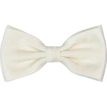 Motýlek Smetanový pánský motýlek s vyšitými květinkami