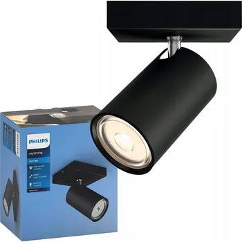 Bodové svítidlo Stropní bodové svítidlo Philips Kosipo černé