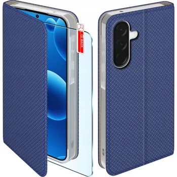 Pouzdro na mobilní telefon Flipové pouzdro KrainaGSM pro Samsung Galaxy A36, modré