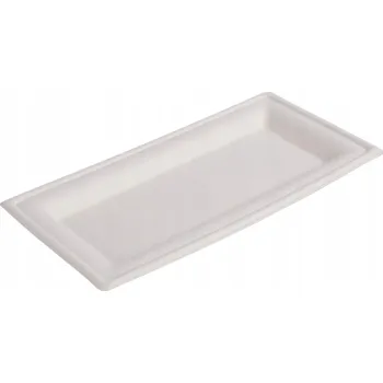 Jednorázové nádobí Tácek Love Nature z cukrové třtiny 50 ks