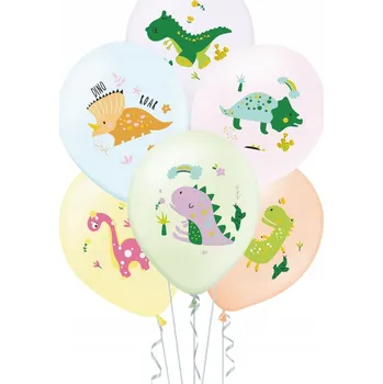 Balónek PartyPal klasické balónky dinosauři 12" 6 kusů