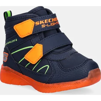 Chlapecká obuv Dětské zimní boty Skechers ILLUMI-BRIGHTS - SPLASH BEAMS 407613N námořnická modř 59X, EUR 25