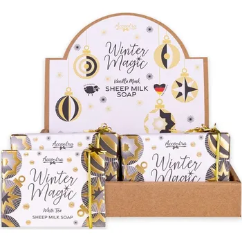 Mýdlo MÝDLO 100g z ovčího mléka WINTER MAGIC ručně vyráběné v papírovém obalu NOVINKA ACCENTRA