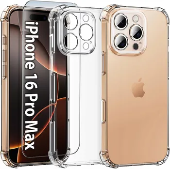 Pouzdro na mobilní telefon Zadní Kryt KrainaGSM pro Apple iPhone 16 Pro Max bezbarvý