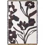 Ferm Living Přehoz Cilla, off-white/dark grape