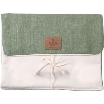 Dóza na potraviny GoodWays kapsa na svačinu s ubrouskem GoodSnack Zelená