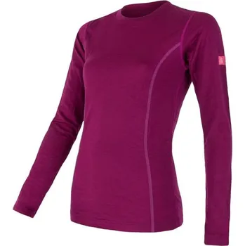 SENSOR MERINO ACTIVE dámské triko dl.rukáv lilla - S