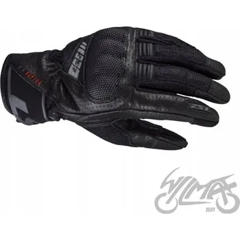 Moto rukavice MOTOCYKLOVÉ RUKAVICE LS2 RAPTOR ČERNÉ Krátké Kožené Městské S