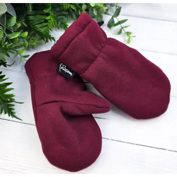 Rukavice Kulišárny Zateplené rukavice s palcem warm MERLOT Věk v měsících: 4. 3-5 let