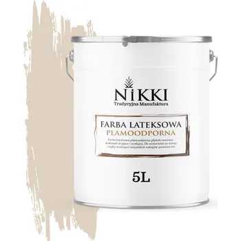 barva na zeď BARVA LATEXOVÁ ODOLNÁ SKVRNÁM BÉŽOVÁ SVĚTLÁ H4164 5L HLUBOKÝ MAT