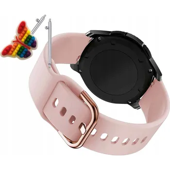 Pouzdro na mobilní telefon Řemínek Řemínek Silikonový Růžový Smyčka pro AGPTEK Chytré Hodinky LW11