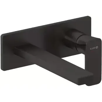 Vodovodní baterie Kludi Renon Umyvadlová baterie pod omítku, 2-otvorová instalace, broušený Gunmetal, 42244N275