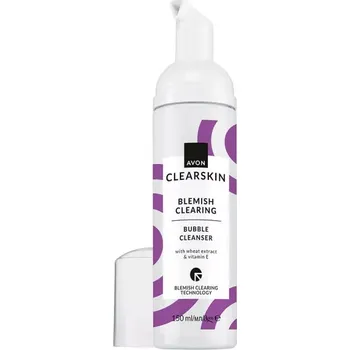 Pleťový krém Čisticí pěna Clearskin s výtažkem z pšenice a vitaminem E - 150ml