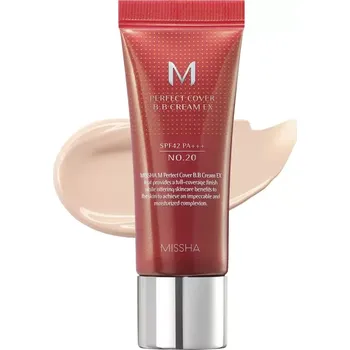 MISSHA M Perfect Cover BB Cream EX - Hydratační BB krém s UV ochranou No.20 Cool Beige