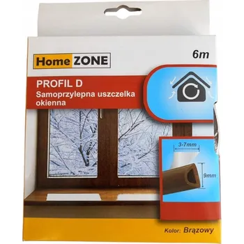 Těsnění do okna a dveří Těsnění do oken Samolepicí 6 m Profil D Bronz