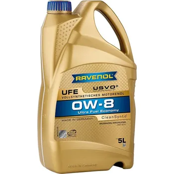 Auto-moto RAVENOL UFE 0W-8 USVO® 5L (Syntetický motorový olej Ravenol UFE 0W-8)