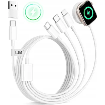 Vrták USB kabel pro přenos dat, pohodlné nabíjení, nabíjí 4 zařízení současně, odolný