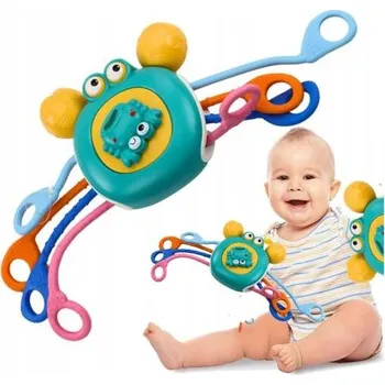 SENZORICKÁ HRAČKA KOUSÁTKO KABELKY PRO DĚTI MONTESSORI DÁREK BARVA