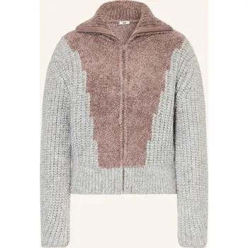 Dámský svetr Mavi Dámský Pletený Kardigan, šedá / hnědá, 36