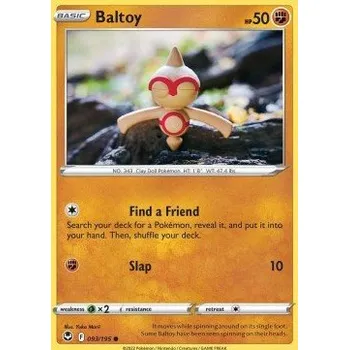Sběratelská karetní hra Pokémon SIT 093/195 Baltoy - Silver Tempest Stav: Near Mint, Verze: NORMAL