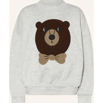 Dámská mikina Mini Rodini Dětská Mikina, světle šedá / hnědá / světle...