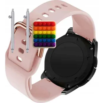 Příslušenství k chytrým hodinkám Řemínek Řemínek pro chytré hodinky Samsung Galaxy Watch 42MM, Silikonový Růžový Smyčka