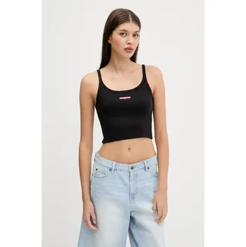 Top Tommy Jeans DW0DW20924 černá 99X, vel. S